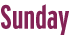 Sunday Class Schedules